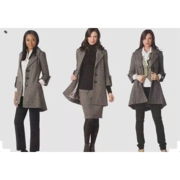 Cabi Style 169 Shakespeare Wool Tweed Swing Coat - Picture 14 of 14